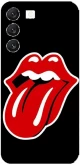 Rolling Stones Silicone case θήκη για Samsung Galaxy S23 red