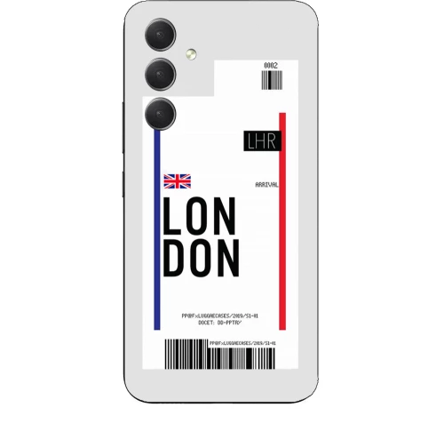 Travel To London Silicone Διαφανη θήκη για Samsung Galaxy A14 5g