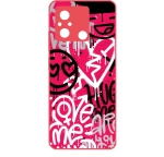 Graffiti Premium Protective Hard Case Hot Pink Θήκη για Xiaomi Redmi 12C