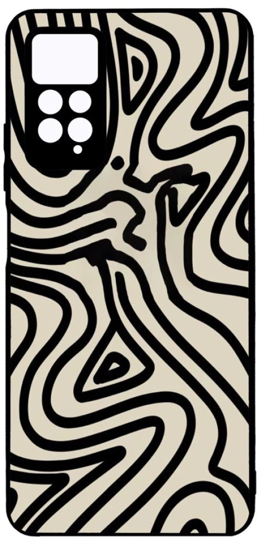 ABSTRACT ZEBRA Premium Protective Hard Case black Θήκη για Xiaomi Redmi Note 11/11S