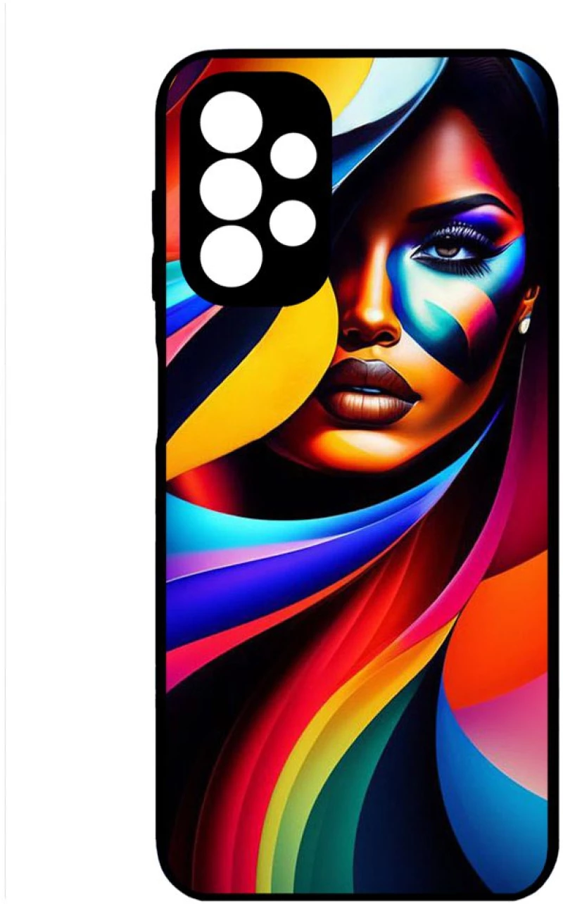 COLORFUL WOMAN Premium Protective Hard Case black Θήκη για Samsung Galaxy A33 5G