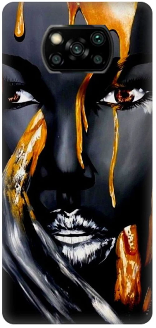 WOMAN IN BLACK Silicone Case θήκη για Xiaomi Poco X3