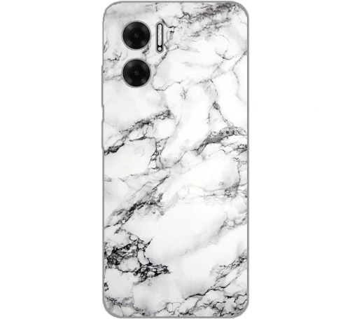 MARBLE WHITE Silicone case Θήκη για Xiaomi Redmi 10 5g