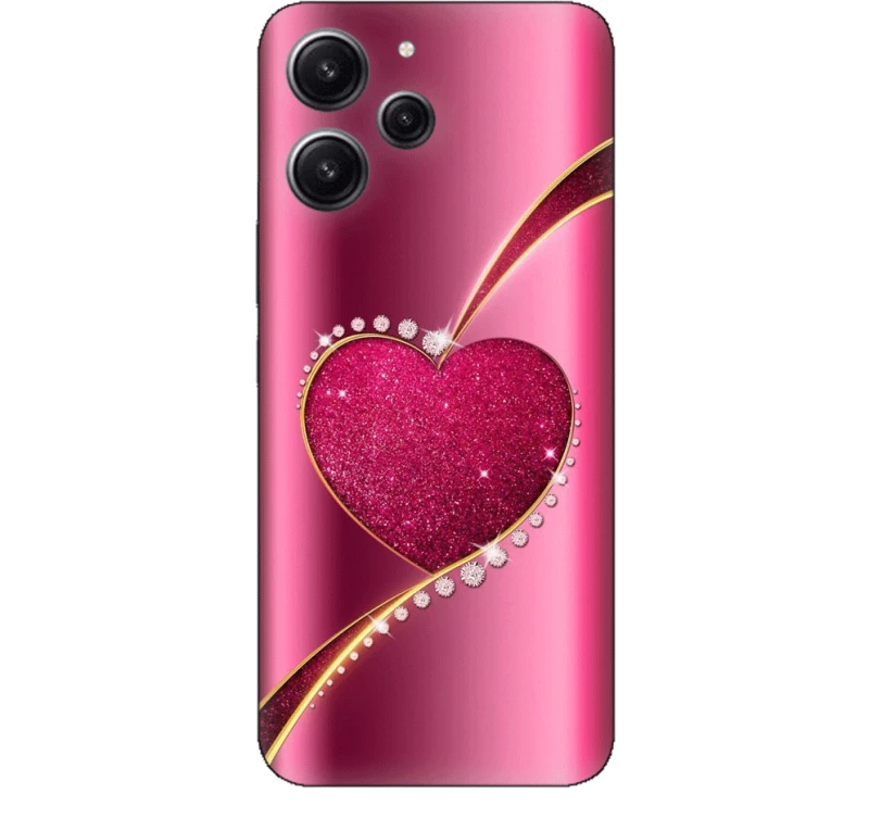 SHINING HEART Silicone case Θήκη για Xiaomi Redmi 12