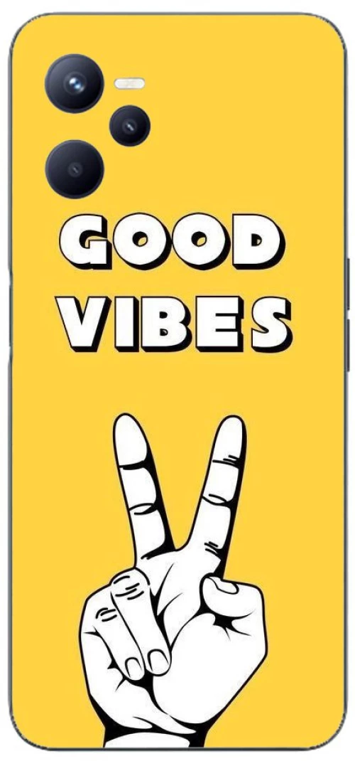 YELLOW GOOD VIBES Silicone case Θήκη για Realme C35