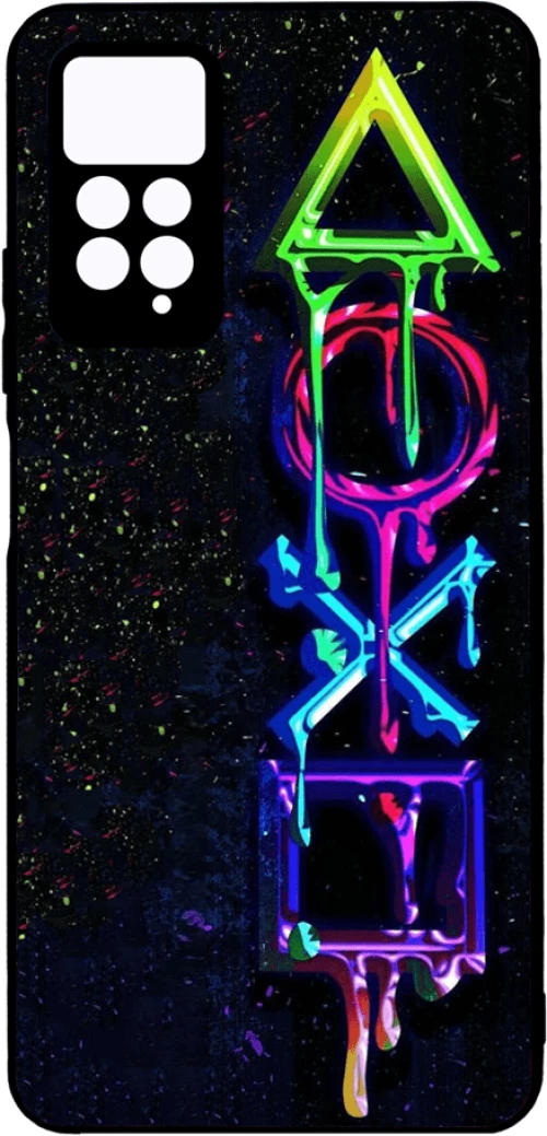 GAMER SYMBOLS 2 Premium Protective Hard Case black Θήκη για Xiaomi Redmi Note 11 4G