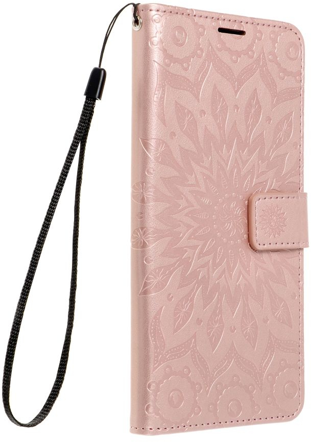 MEZZO Book case Θήκη για XIAOMI Redmi 12 mandala rose gold