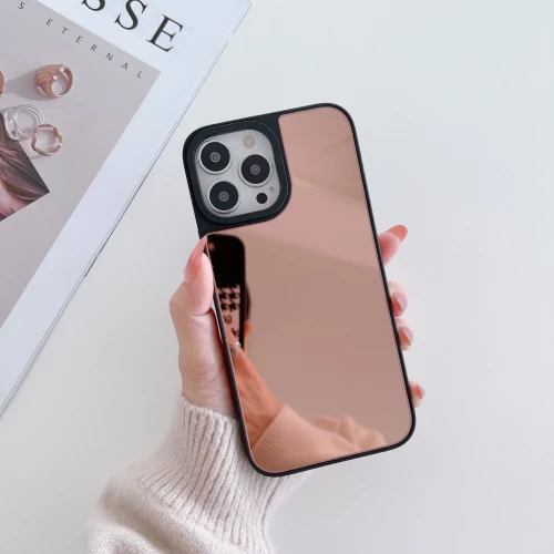 Selfie Mirror Θηκη για iPhone 14 pro max Rose Gold