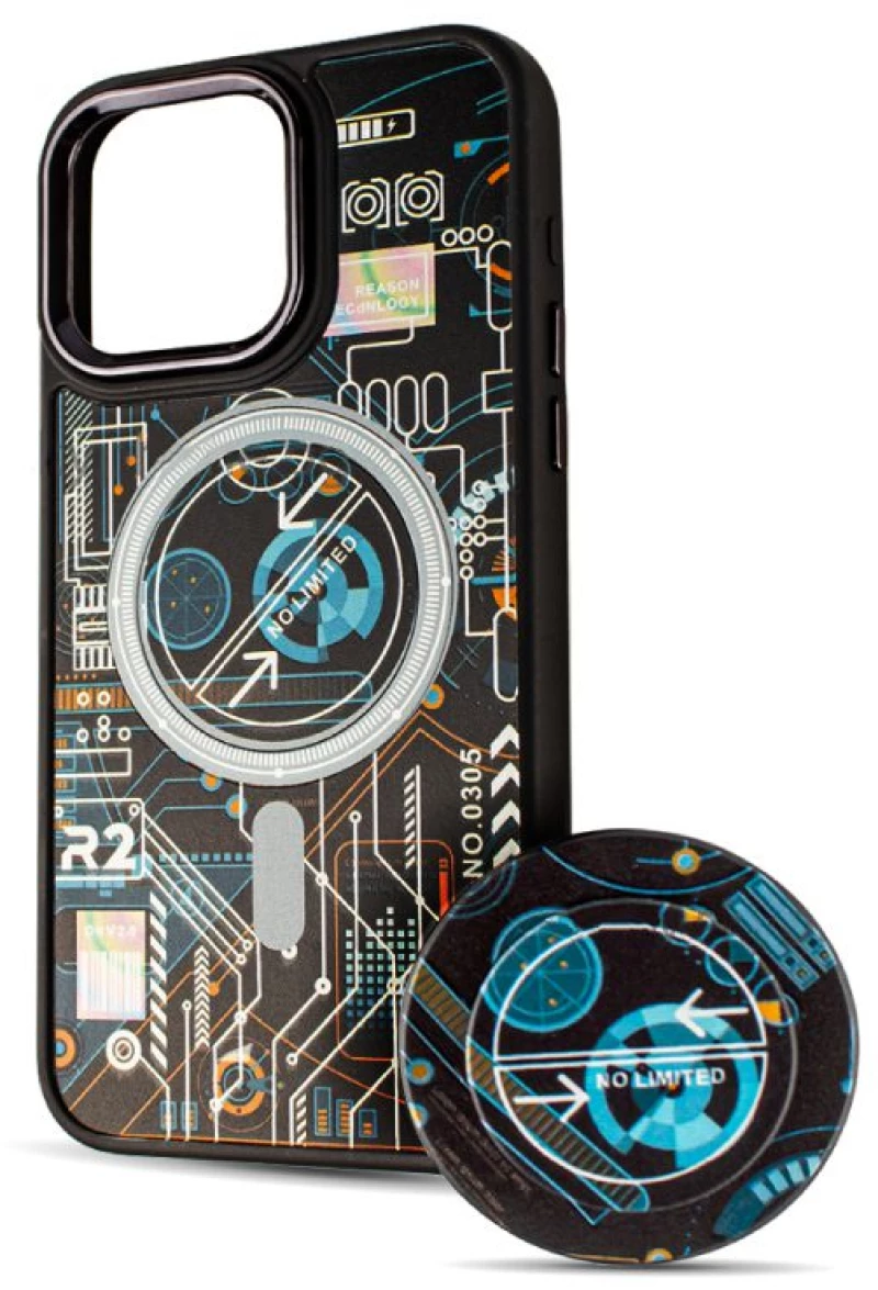 BOTER Case MagSafe + MagPopsocket Θηκη για iPhone 15 Pro Technology