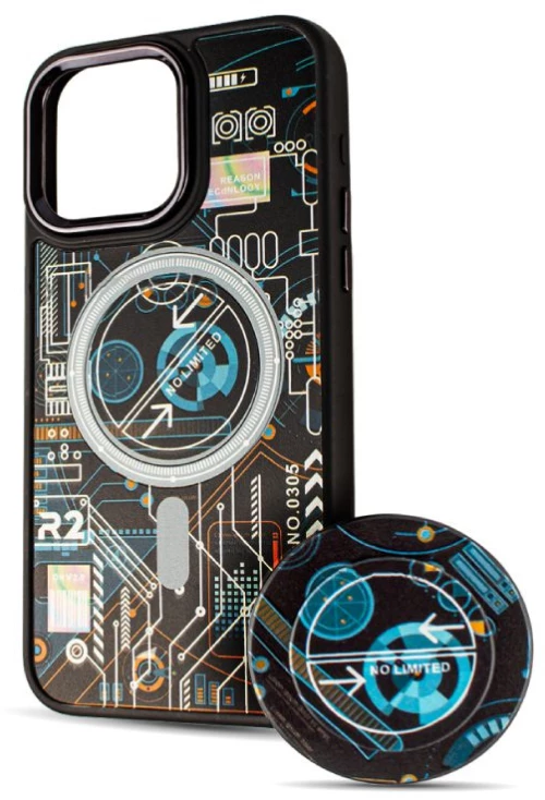 BOTER Case MagSafe + MagPopsocket Θηκη για iPhone 15 Pro Technology