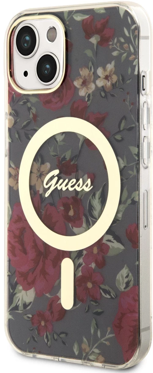 Guess Θηκη για iPhone 11 PC/TPU Flowers IML MagSafe