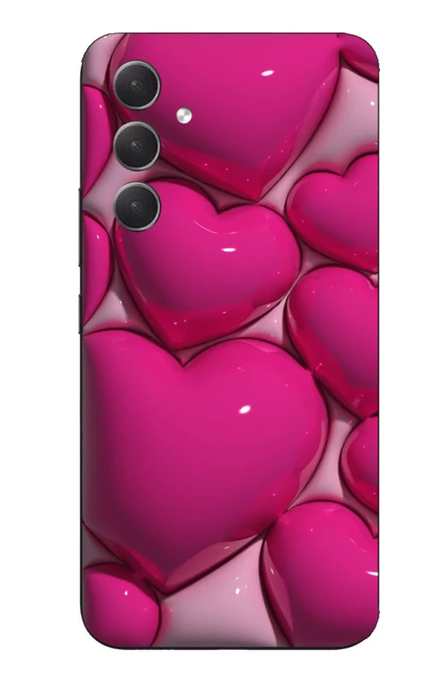 Pink Hearts Silicone Case θήκη για Samsung Galaxy A05s 4g