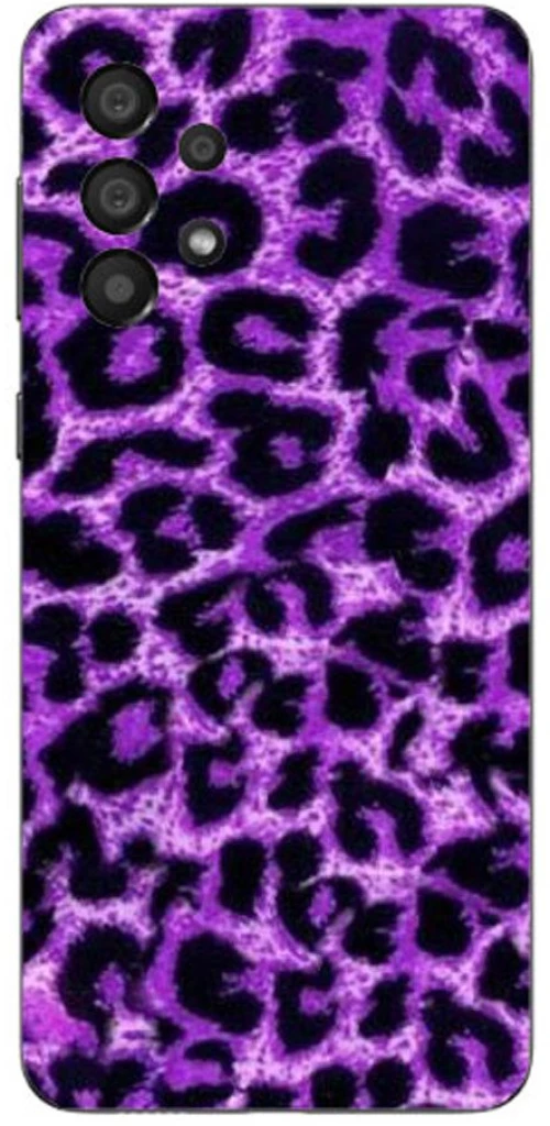 Purple Leopard Silicone case Θήκη για Samsung Galaxy A33 5G