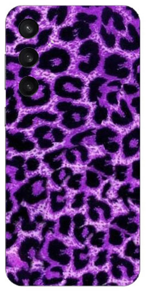 Purple Leopard Silicone Case θήκη για Samsung Galaxy S23 FE