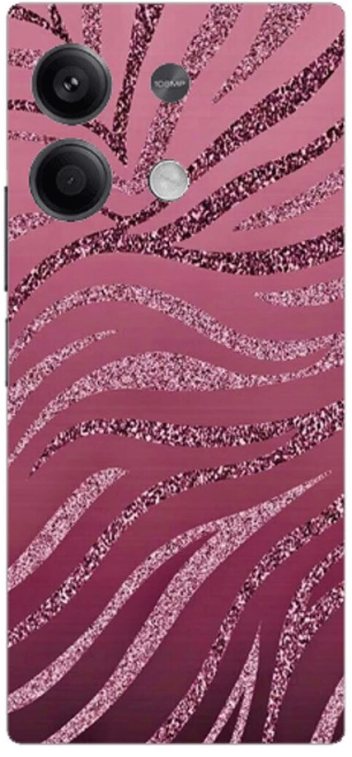 Pink Zebra Silicone Case θήκη για Xiaomi Redmi Note 13 5G