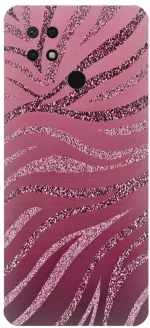 Pink Zebra Silicone case Θήκη για Xiaomi Redmi 10C