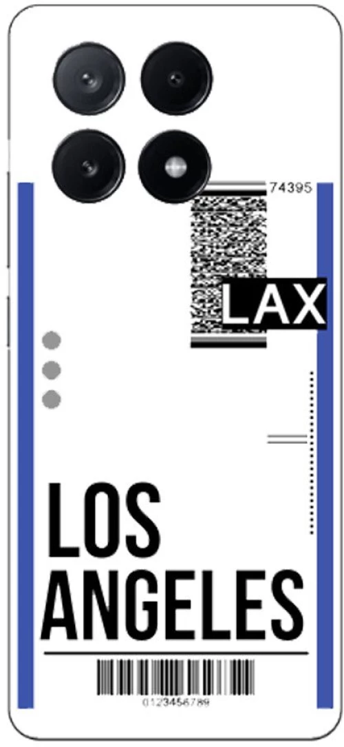 Travel To Los Angeles Silicone Διαφανη θήκη για Xiaomi 14 5G