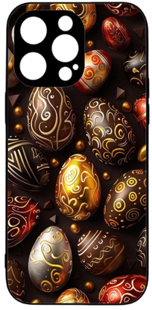 Shiny Eggs Premium Protective Hard Case black Θήκη για Iphone 13 pro max