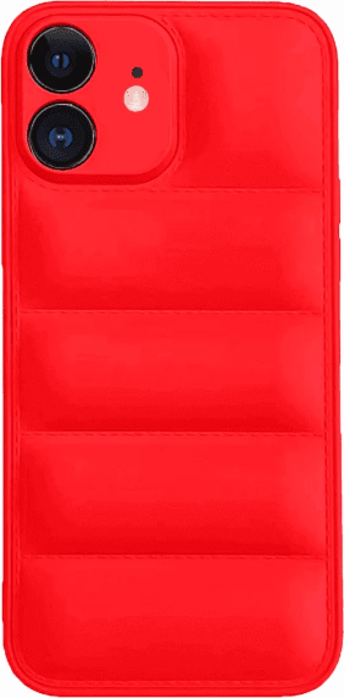Fashion Soft Touch PUFFER Θήκη για iPhone 11 Red