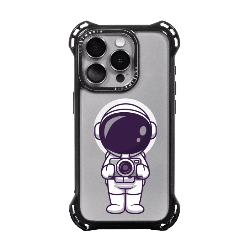 Photographer Astronaut Drop Protection Phone Case iPhone 14 Pro Max