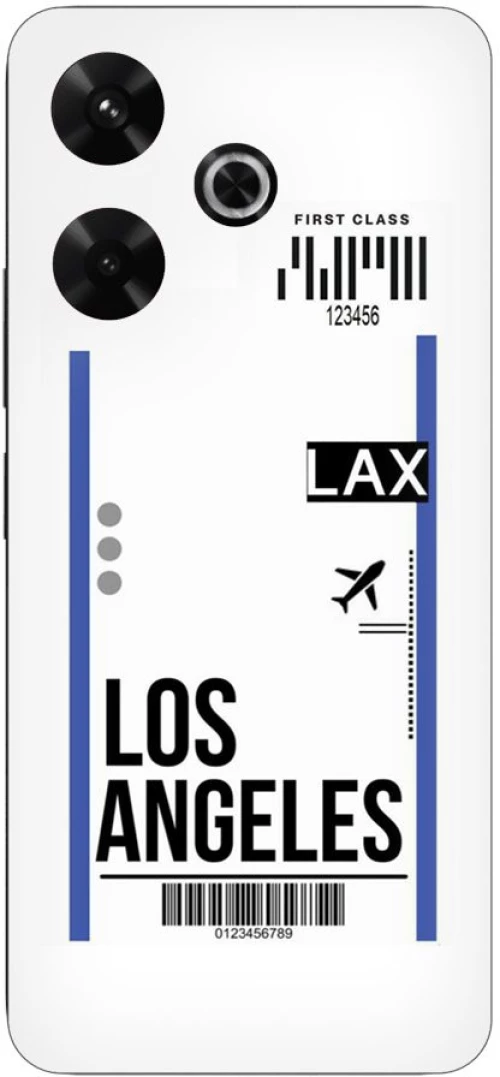 Travel To Los Angeles Silicone Διάφανη θήκη για Xiaomi Redmi 13 4G