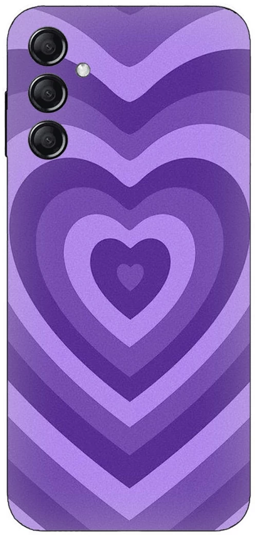 Purple Hearts Silicone Case θήκη για Samsung Galaxy M52 5G