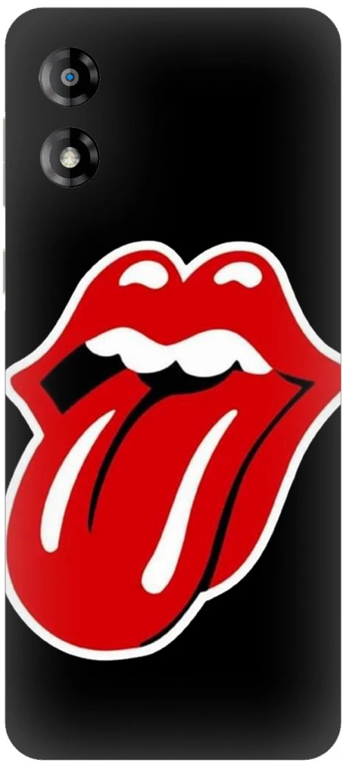 Red Tongue Silicone Case θήκη για Motorola Moto E13 4G