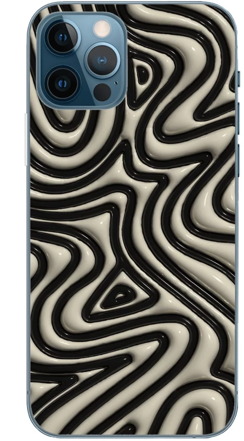 Black Lines Θήκη για iPhone 12 Pro