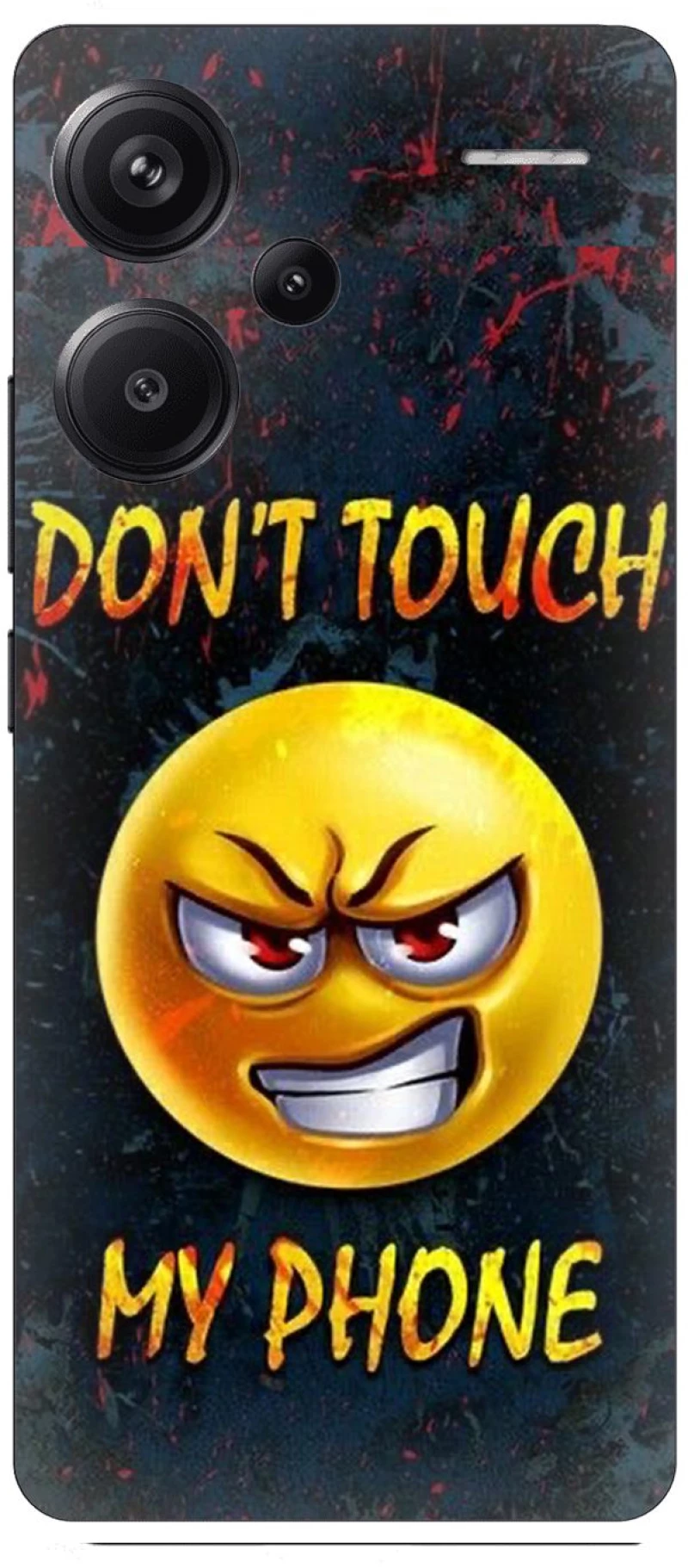 Don't Touch My Phone Emoji Θήκη για Xiaomi Redmi Note 13 Pro Plus 5G