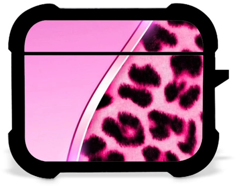 Animal Print Pink Custom Case Airpods Pro