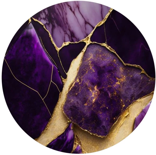 PopSocket Marble Gold-Purple