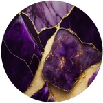 PopSocket Marble Gold-Purple