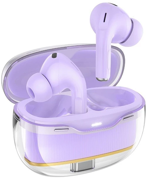 HOCO wireless earphones bluetooth TWS EW54 purple (Ασύρματα ακουστικά)