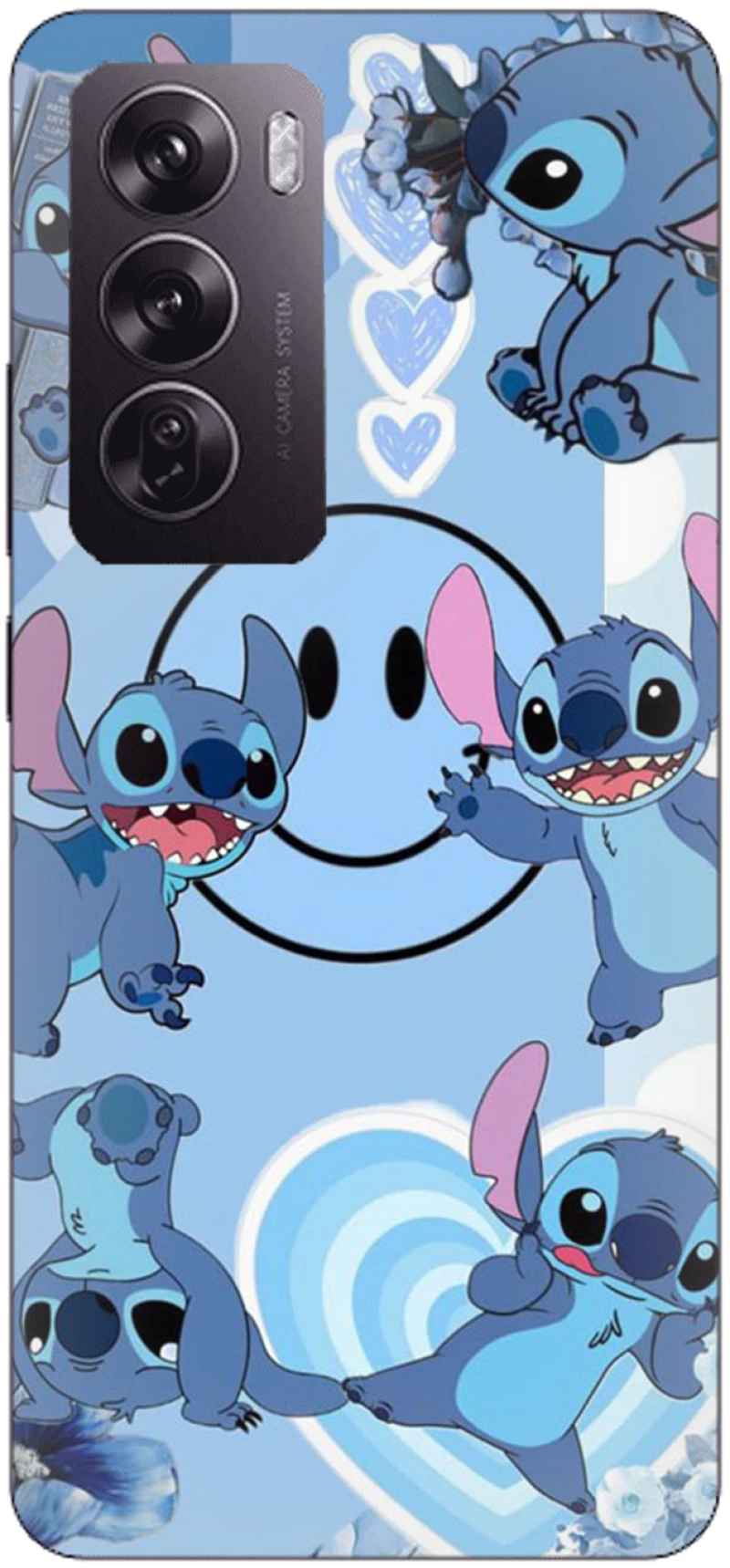 Ohana Emoji Silicone Case θήκη για OPPO Reno12 Pro 5G