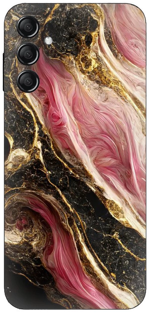 Marble Black-Pink Case θήκη για Samsung Galaxy S24 FE 5G