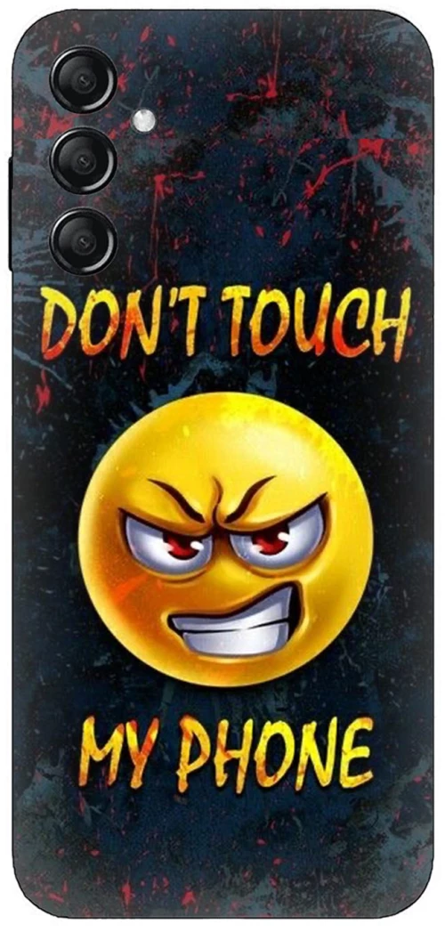 Don't Touch My Phone Emoji Case θήκη για Samsung Galaxy S24 Plus 5G