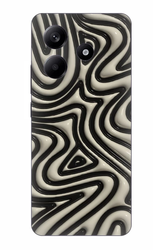 Black Lines Case θήκη για Xiaomi Redmi Note 14 5G