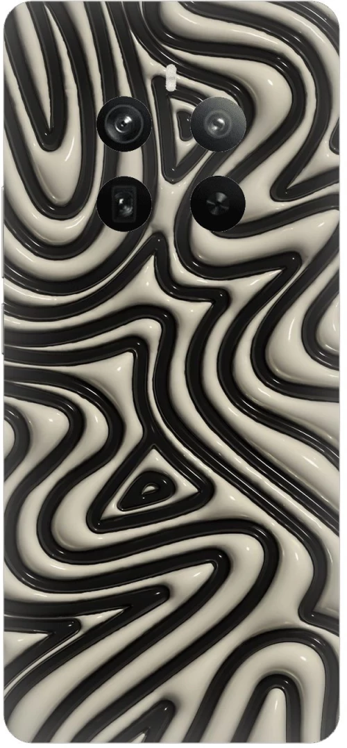 Black Lines Case θήκη για Realme 12 Pro 5G