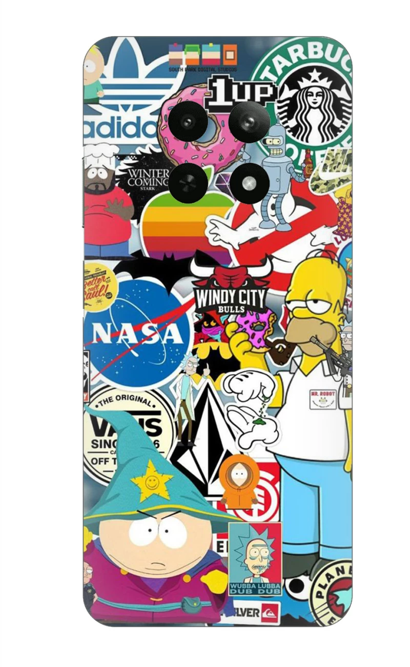 Brands Stickers Case θήκη για Realme 12 5G