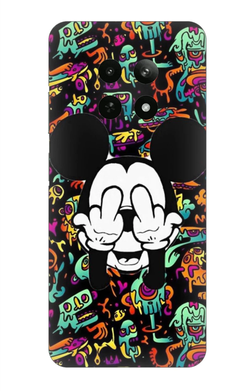 Mouse Middle Finger Case θήκη για Realme 12 5G