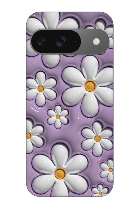 Flowers in Purple Case θήκη για Google Pixel 9 5G