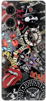 Rock Bands Silicone Case Θήκη για Motorola Moto G85 5G