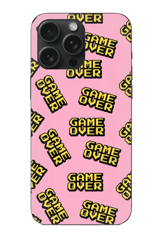 GAME OVER Pink Case Θήκη για iPhone 14 Pro Max