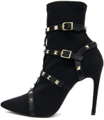 KOTRIS TEXTILE ANKLE BOOTS WOMEN KOTRIS ΜΑΥΡΟ (KTRS-Π-90-800)