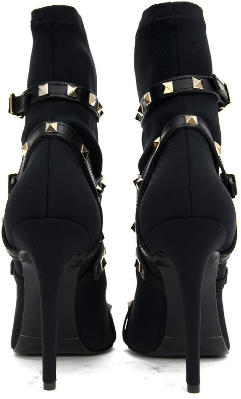 KOTRIS TEXTILE ANKLE BOOTS WOMEN KOTRIS ΜΑΥΡΟ (KTRS-Π-90-800)