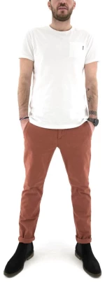 HAMAKI-HO CHINO TROUSERS MEN HAMAKI-HO ΜΠΟΡΝΤΩ (PSI-1435H-COC)