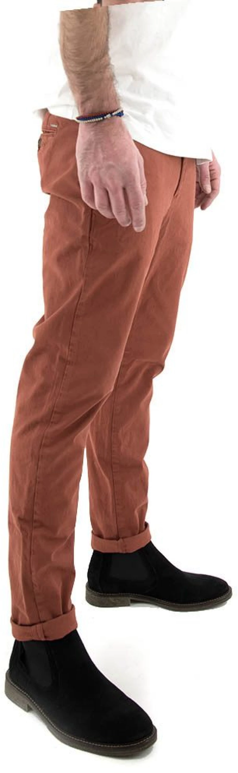 HAMAKI-HO CHINO TROUSERS MEN HAMAKI-HO ΜΠΟΡΝΤΩ (PSI-1435H-COC)