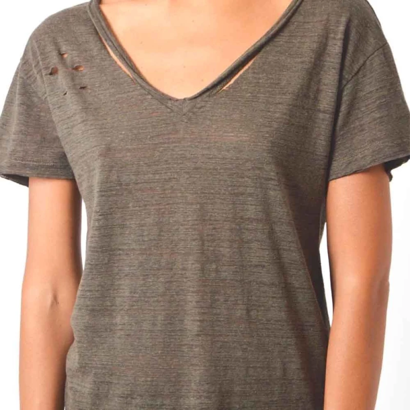FOUR MINDS BLOUSE WOMEN FOUR MINDS ΧΑΚΙ (W18F2020)
