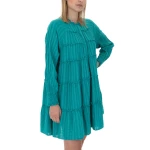 AUGUST LONGSLEEVE MINI DRESS WOMEN AUGUST ΠΡΑΣΙΝΟ (S23A5160-EMERALD)
