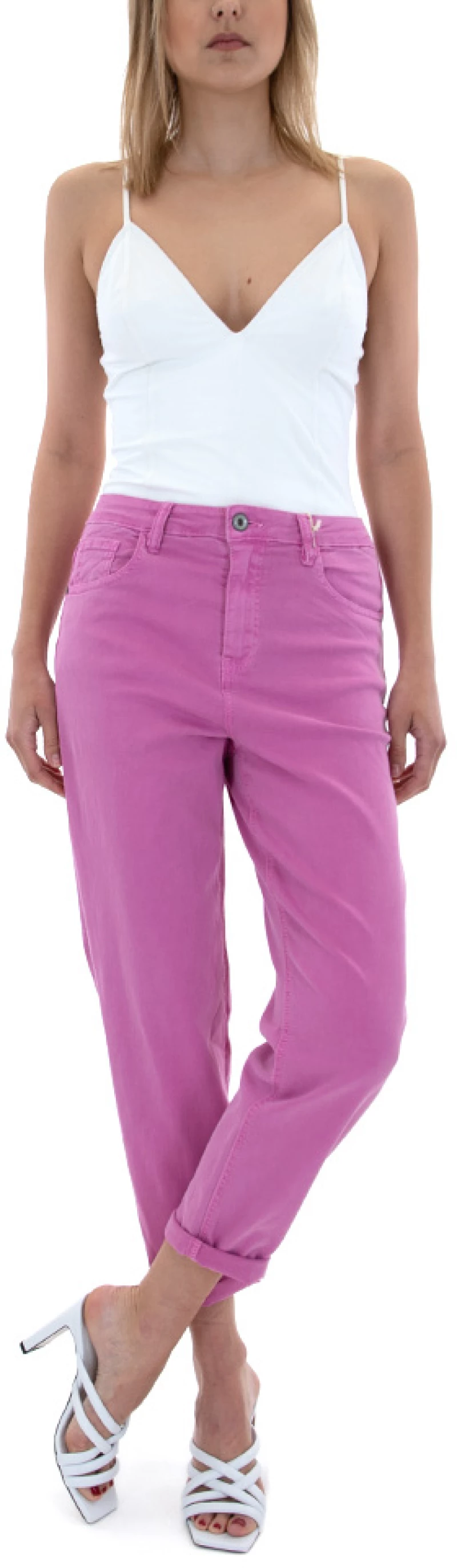 BAKER'S DOZEN SLOUCHY PANTS WOMEN BAKER'S DOZEN ΡΟΖ (BKR-1372)